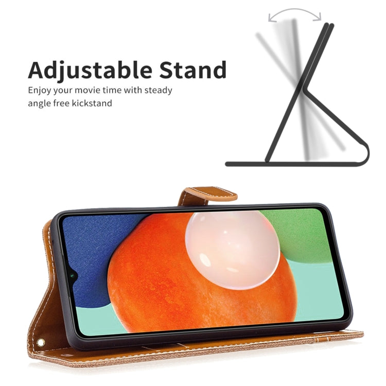 Custodia per cellulare in pelle color denim abbinata, For Samsung Galaxy A13 4G, For Samsung Galaxy A33 5G