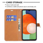 Custodia per cellulare in pelle color denim abbinata, For Samsung Galaxy A13 4G, For Samsung Galaxy A33 5G