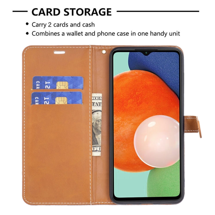 Custodia per cellulare in pelle color denim abbinata, For Samsung Galaxy A13 4G, For Samsung Galaxy A33 5G