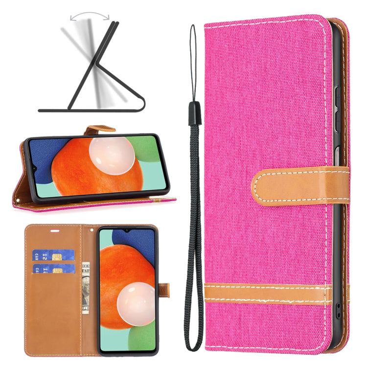 Custodia per cellulare in pelle color denim abbinata, For Samsung Galaxy A13 4G, For Samsung Galaxy A33 5G