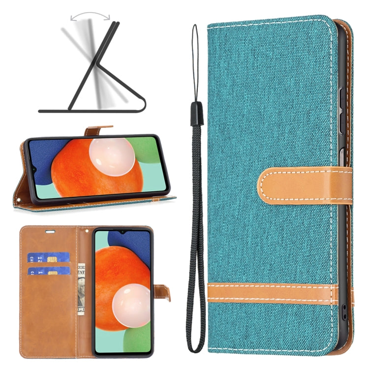 Custodia per cellulare in pelle color denim abbinata, For Samsung Galaxy A13 4G, For Samsung Galaxy A33 5G