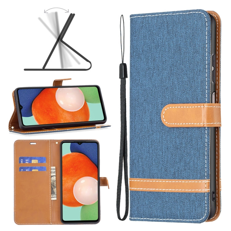 Custodia per cellulare in pelle color denim abbinata, For Samsung Galaxy A13 4G, For Samsung Galaxy A33 5G