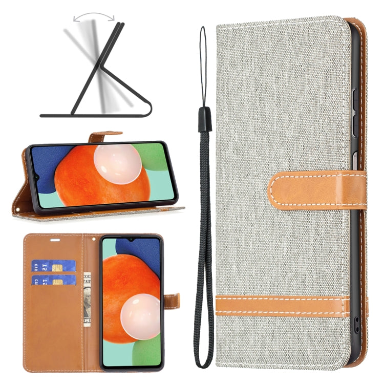 Custodia per cellulare in pelle color denim abbinata, For Samsung Galaxy A13 4G, For Samsung Galaxy A33 5G