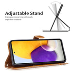Custodia per cellulare in pelle color denim abbinata, For Samsung Galaxy A73 5G, For Xiaomi 12