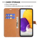 Custodia per cellulare in pelle color denim abbinata, For Samsung Galaxy A73 5G, For Xiaomi 12