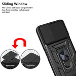 Design della fotocamera scorrevole Custodia per telefono in TPU + PC, For Samsung Galaxy A22 5G, For OPPO Realme 8 5G