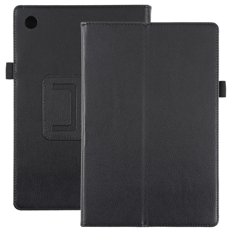 Custodia per tablet in pelle tinta unita Litchi Texture, For Samsung Galaxy Tab A8 10.5 2021