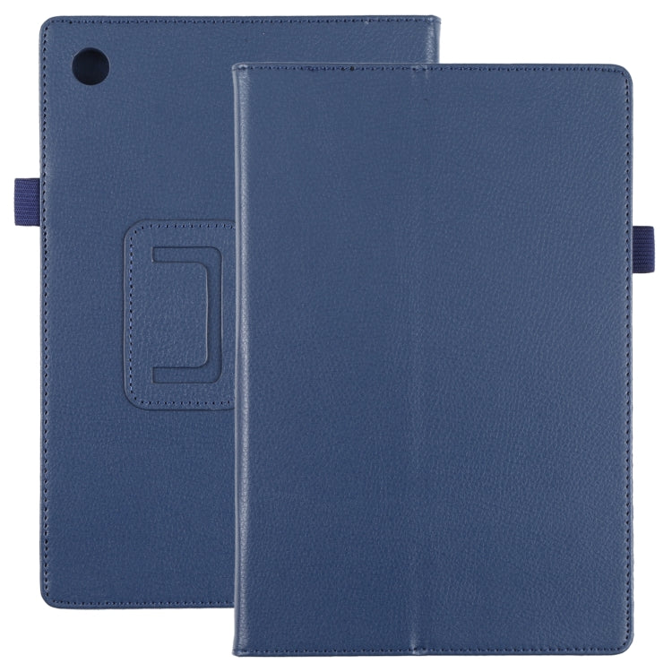 Custodia per tablet in pelle tinta unita Litchi Texture, For Samsung Galaxy Tab A8 10.5 2021