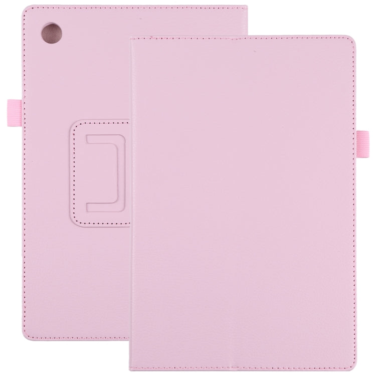 Custodia per tablet in pelle tinta unita Litchi Texture, For Samsung Galaxy Tab A8 10.5 2021