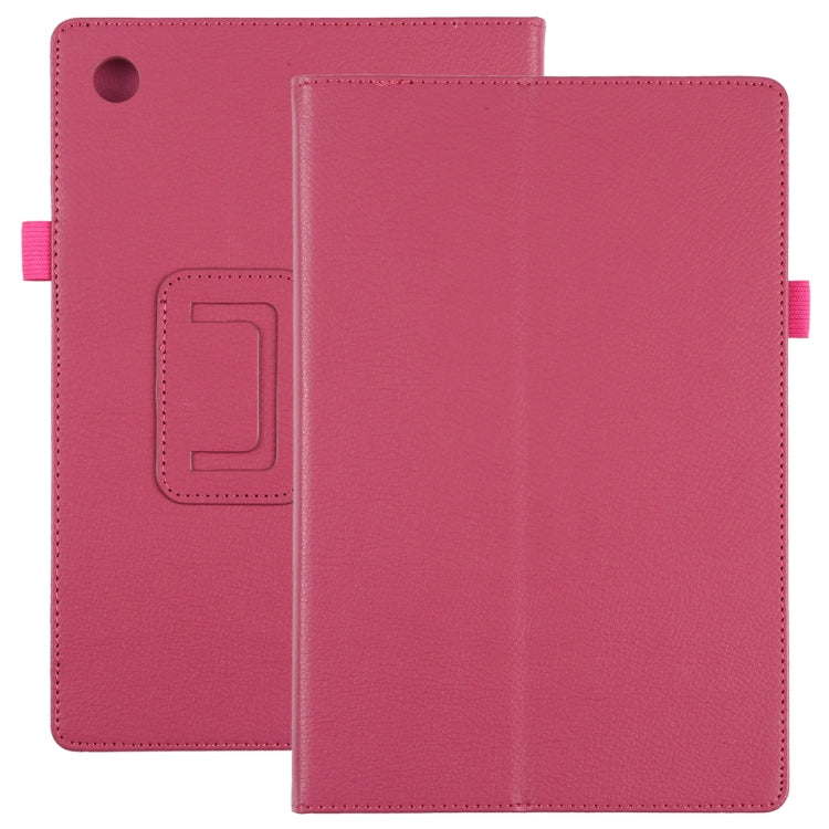 Custodia per tablet in pelle tinta unita Litchi Texture, For Samsung Galaxy Tab A8 10.5 2021