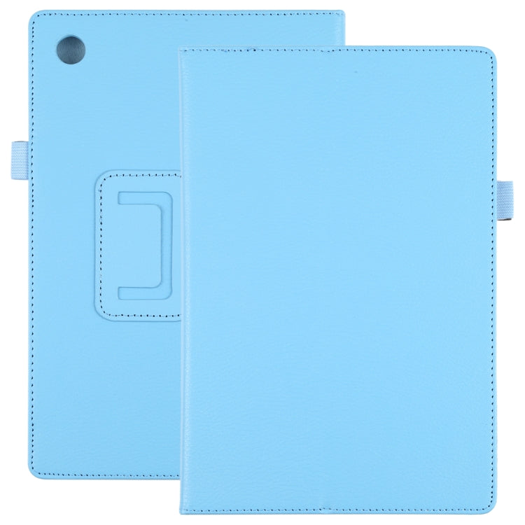 Custodia per tablet in pelle tinta unita Litchi Texture, For Samsung Galaxy Tab A8 10.5 2021
