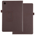 Custodia per tablet in pelle tinta unita Litchi Texture, For Samsung Galaxy Tab A8 10.5 2021