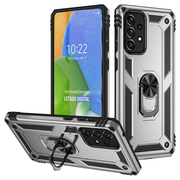 Custodia per telefono antiurto in TPU + PC con supporto, For Samsung Galaxy A13 4G, For Samsung Galaxy A73 5G