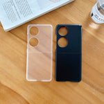 Custodia per telefono pieghevole per PC smerigliato, For Huawei P50 Pocket