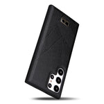 Fierre Shann custodia in pelle con cover posteriore per telefono, For Samsung Galaxy S22 5G, For Samsung Galaxy S22+ 5G, For Samsung Galaxy S22 Ultra 5G