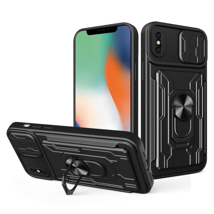 Custodia per telefono con scheda Camshield scorrevole, For iPhone X / XS, For iPhone XR, For iPhone XS Max