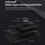 Custodia scorrevole con slot carte per iPhone XS