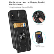 Custodia per telefono con scheda Camshield scorrevole, For iPhone X / XS, For iPhone XR, For iPhone XS Max