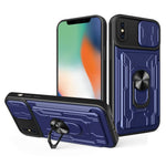 Custodia scorrevole con slot carte per iPhone XS