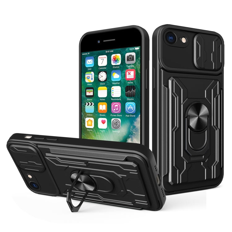Custodia per telefono con scheda Camshield scorrevole, For iPhone 7 / 8 / SE 2022 / SE 2020, For iPhone 7 Plus / 8 Plus