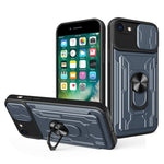 Custodia scorrevole con slot carte per iPhone 7/8/SE