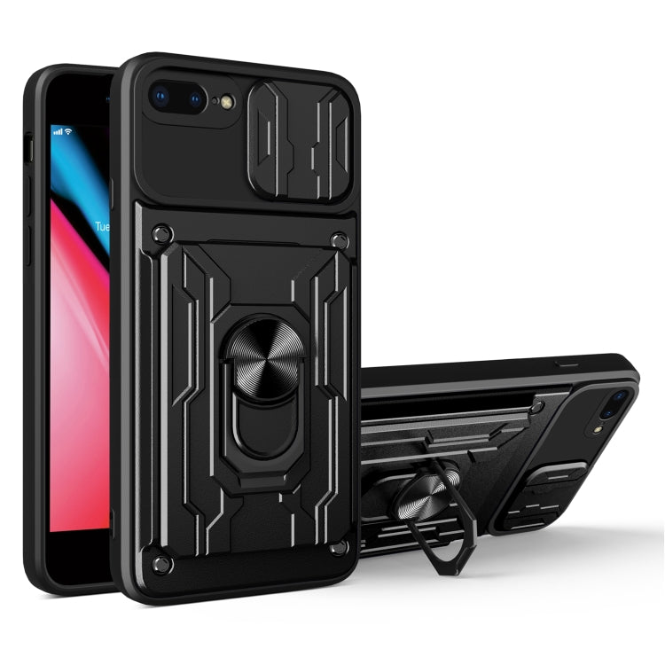 Custodia scorrevole con slot carte per iPhone 7/8/SE