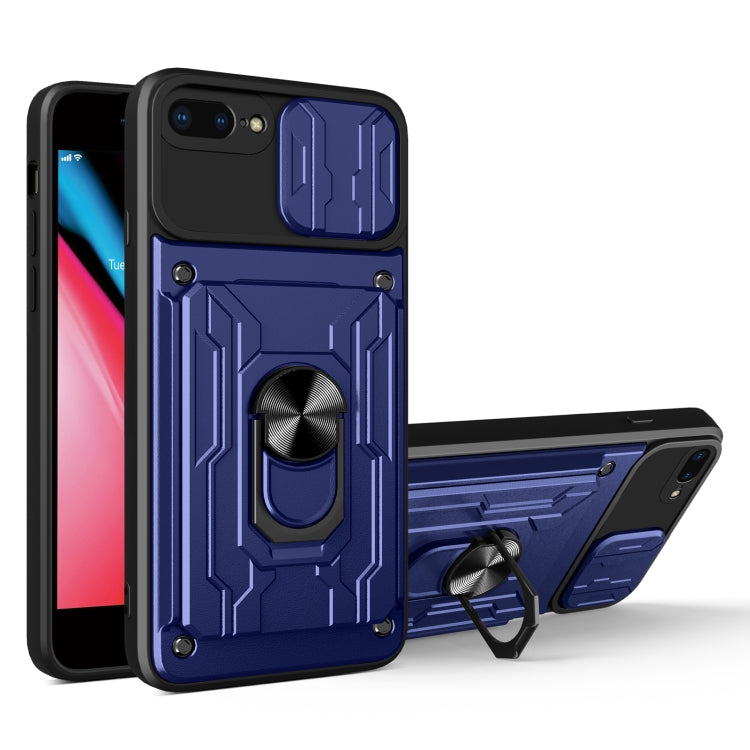 Custodia scorrevole con slot carte per iPhone 7/8/SE