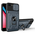 Custodia scorrevole con slot carte per iPhone 7/8/SE