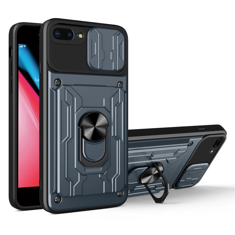 Custodia scorrevole con slot carte per iPhone 7/8/SE