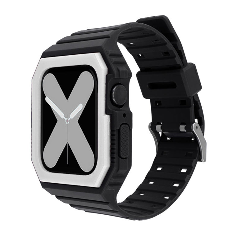 Cinturino integrato bicolore per la serie Apple Watch, 7 41mm / 6&SE&5&4 40mm / 3&2&1 38mm, 7 45mm / 6&SE&5&4 44mm / 3&2&1 42mm