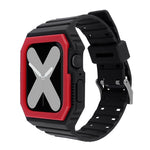 Cinturino integrato bicolore per la serie Apple Watch, 7 41mm / 6&SE&5&4 40mm / 3&2&1 38mm, 7 45mm / 6&SE&5&4 44mm / 3&2&1 42mm