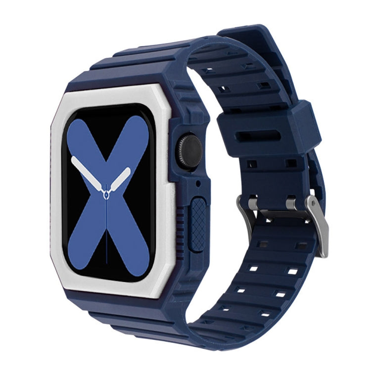 Cinturino integrato bicolore per la serie Apple Watch, 7 41mm / 6&SE&5&4 40mm / 3&2&1 38mm, 7 45mm / 6&SE&5&4 44mm / 3&2&1 42mm