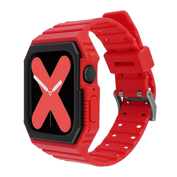 Cinturino integrato bicolore per la serie Apple Watch, 7 41mm / 6&SE&5&4 40mm / 3&2&1 38mm, 7 45mm / 6&SE&5&4 44mm / 3&2&1 42mm