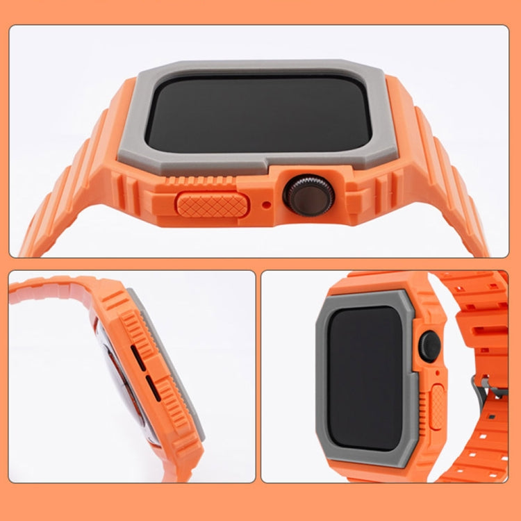 Cinturino integrato bicolore per la serie Apple Watch, 7 41mm / 6&SE&5&4 40mm / 3&2&1 38mm, 7 45mm / 6&SE&5&4 44mm / 3&2&1 42mm