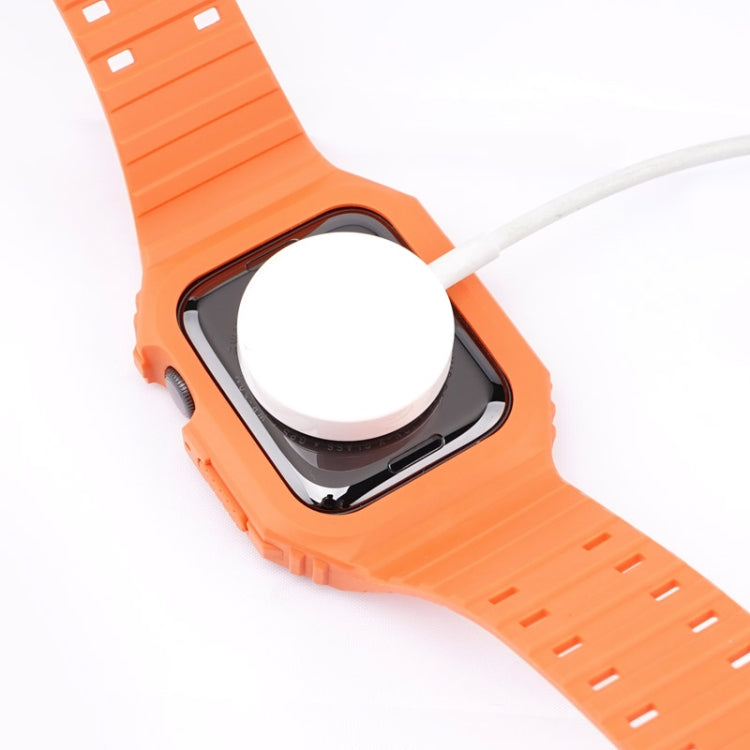 Cinturino integrato bicolore per la serie Apple Watch, 7 41mm / 6&SE&5&4 40mm / 3&2&1 38mm, 7 45mm / 6&SE&5&4 44mm / 3&2&1 42mm