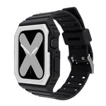 Cinturino integrato bicolore per la serie Apple Watch, 7 41mm / 6&SE&5&4 40mm / 3&2&1 38mm, 7 45mm / 6&SE&5&4 44mm / 3&2&1 42mm