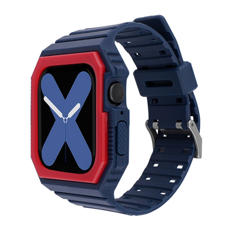 Cinturino integrato bicolore per la serie Apple Watch, 7 41mm / 6&SE&5&4 40mm / 3&2&1 38mm, 7 45mm / 6&SE&5&4 44mm / 3&2&1 42mm