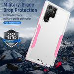 Custodia per telefono Pioneer Armor Heavy Duty PC + TPU, For Samsung Galaxy S22 Ultra 5G, For Samsung Galaxy S22+ 5G