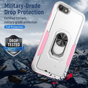 Custodia per telefono con supporto per PC + TPU per impieghi gravosi Pioneer Armor, For iPhone SE 2022 / SE 2020 / 8 / 7, For iPhone 8 Plus / 7 Plus