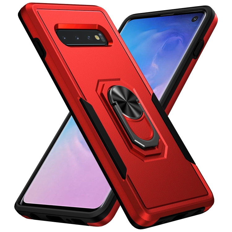 Custodia per telefono con supporto per PC + TPU per impieghi gravosi Pioneer Armor, For Samsung Galaxy S10, For Samsung Galaxy S10+