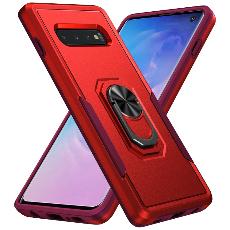 Custodia per telefono con supporto per PC + TPU per impieghi gravosi Pioneer Armor, For Samsung Galaxy S10, For Samsung Galaxy S10+