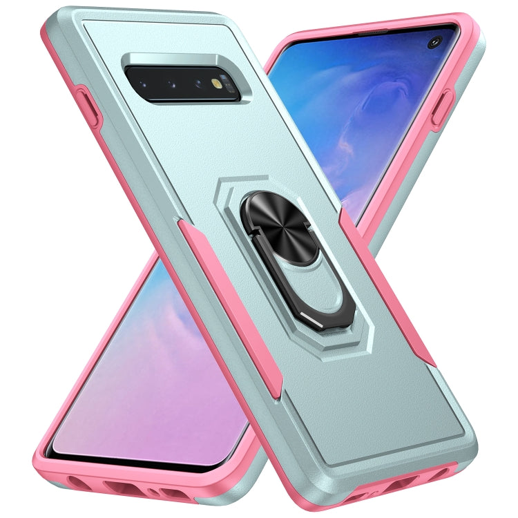 Custodia per telefono con supporto per PC + TPU per impieghi gravosi Pioneer Armor, For Samsung Galaxy S10, For Samsung Galaxy S10+