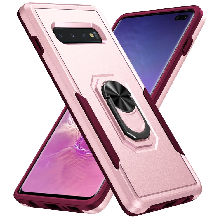 Custodia per telefono con supporto per PC + TPU per impieghi gravosi Pioneer Armor, For Samsung Galaxy S10, For Samsung Galaxy S10+