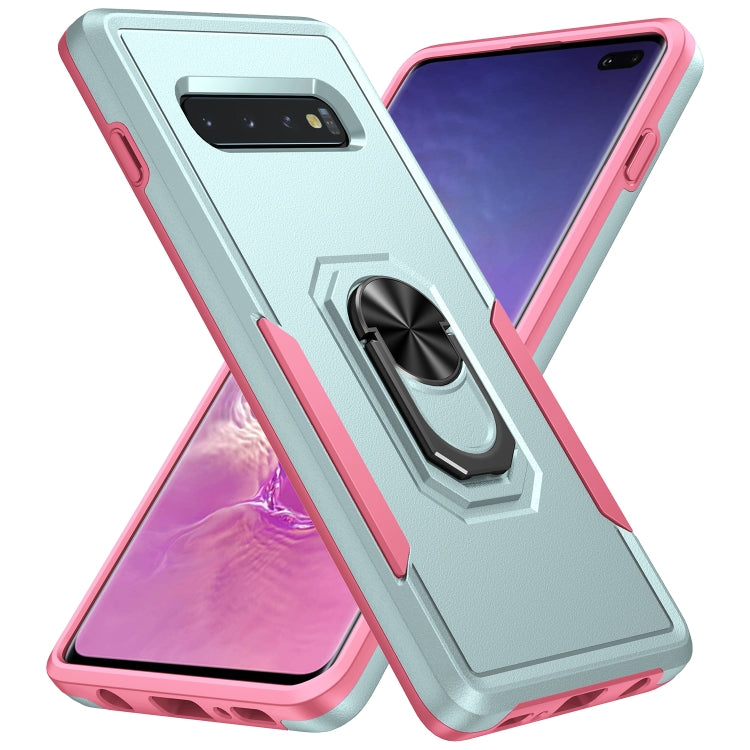 Custodia per telefono con supporto per PC + TPU per impieghi gravosi Pioneer Armor, For Samsung Galaxy S10, For Samsung Galaxy S10+