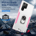 Custodia per telefono con supporto per PC + TPU per impieghi gravosi Pioneer Armor, For Samsung Galaxy S22 Ultra 5G