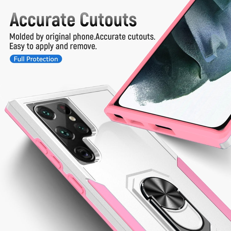 Custodia per telefono con supporto per PC + TPU per impieghi gravosi Pioneer Armor, For Samsung Galaxy S22 Ultra 5G