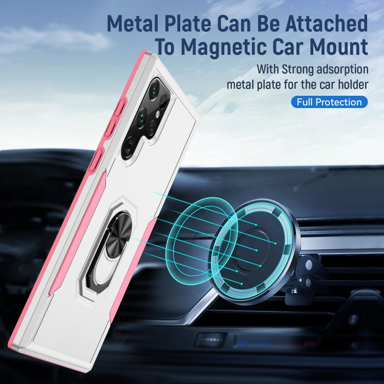 Custodia per telefono con supporto per PC + TPU per impieghi gravosi Pioneer Armor, For Samsung Galaxy S22 Ultra 5G