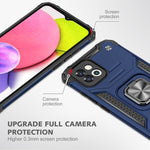 Armatura magnetica TPU + custodia per telefono con supporto per PC, For Motorola Moto G Pure, For Xiaomi Redmi Note 11, For Samsung Galaxy A03 164mm, For Samsung Galaxy A13 5G, For Samsung Galaxy A33 5G