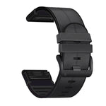 Cinturino in silicone + pelle a sgancio rapido, For Garmin Fenix 7, For Garmin Fenix 7X