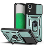 Cover per fotocamera scorrevole Design Custodia per telefono in TPU + PC, For Samsung Galaxy A03 Core